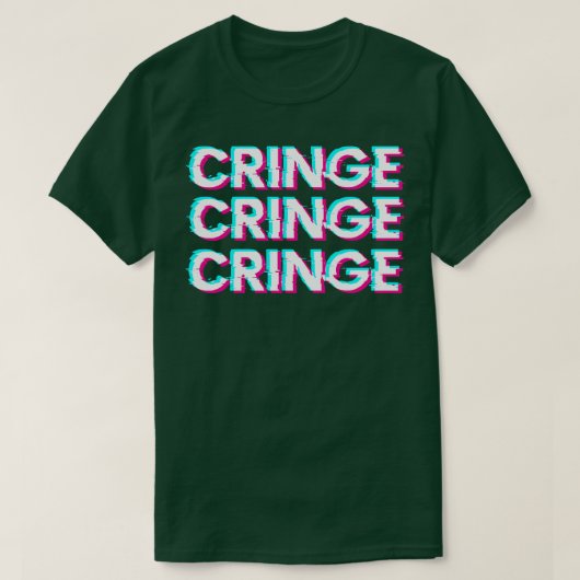 クリンジミームぎこちないクレンジング価値 Tシャツ (デザイン正面)