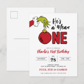 クリンチの1歳誕生日 悪いやつだよ! ポストカード (正面/裏面)