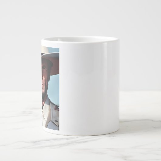 クリントイーストウッドコーヒーマグ ジャンボコーヒーマグカップ (正面)