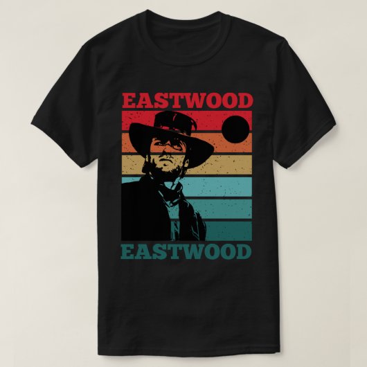 クリントイーストウッド3 Tシャツ (デザイン正面)