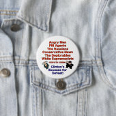 クリントンの敗北ボタンのための弁解 缶バッジ (インサイチュ)