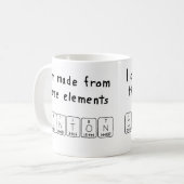 クリントンの期別表名mug コーヒーマグカップ (正面左)