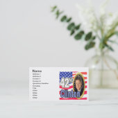 クリントン大統領 名刺 (スタンド正面)