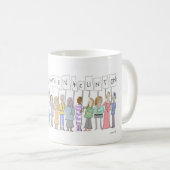 クリントン独占記事のマグのためのリザDONNELLYの賢い女性 コーヒーマグカップ (正面右)