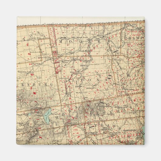 クリントン県 マグネット (正面)