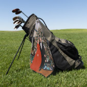 クリントン米大統領とヒラリー米大統領のクリスマス ゴルフタオル (グリーン)