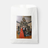 クリントン米大統領とヒラリー米大統領のクリスマス フェイバーバッグ (正面)