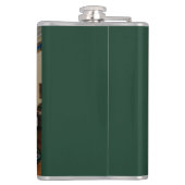 クリントン米大統領とヒラリー米大統領のクリスマス フラスク (裏面)