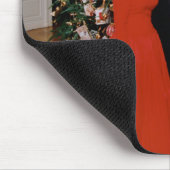 クリントン米大統領とヒラリー米大統領のクリスマス マウスパッド (コーナー)