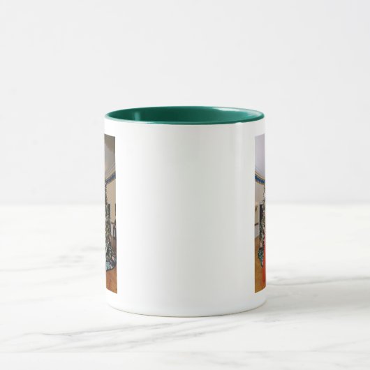 クリントン米大統領とヒラリー米大統領のクリスマス マグカップ (中央)