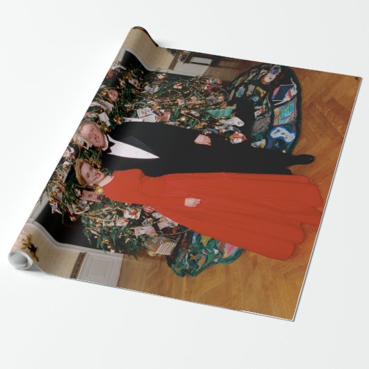 クリントン米大統領とヒラリー米大統領のクリスマス ラッピングペーパー (アンロールド)