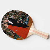 クリントン米大統領とヒラリー米大統領のクリスマス 卓球ラケット (横)