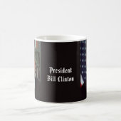 クリントン米大統領の公式ポートレート コーヒーマグカップ (中央)