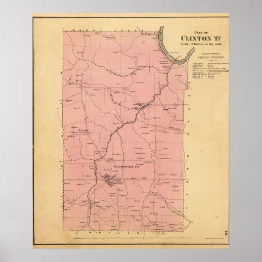 クリントン郷 ポスター (正面)