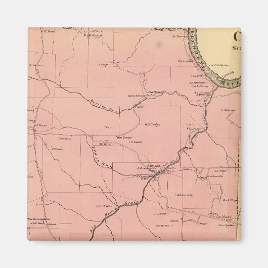 クリントン郷 マグネット (正面)