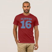 クリントン2016均一動揺して- .PNG Tシャツ (正面フル)