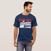 クリントン・ゴア1996年キャンペーンヴィンテージ1992年 Tシャツ (正面フル)