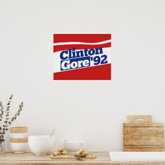 クリントン・ゴア92 ポスター (キッチン)