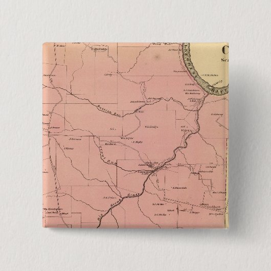 クリントン·タウンシップ 缶バッジ (正面)