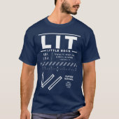 クリントン・ナショナル空港 LIT Tシャツ (正面)