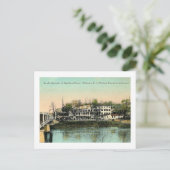 クリントン・ハウス、クリントン、NJヴィンテージ ポストカード (スタンド正面)