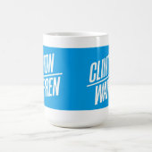 クリントン/ワーレン2016のマグ コーヒーマグカップ (中央)