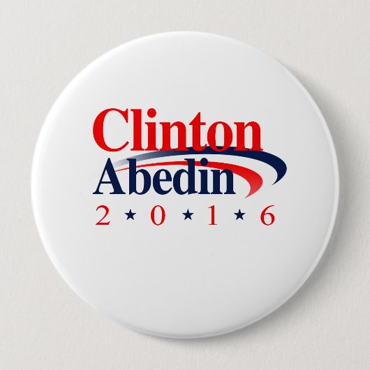 クリントンABEDIN 2016.png 缶バッジ (正面)