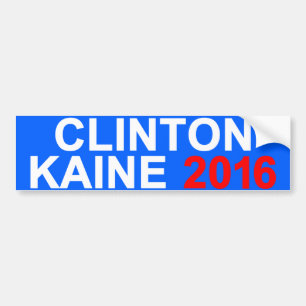 クリントンKaine 2016年 バンパーステッカー