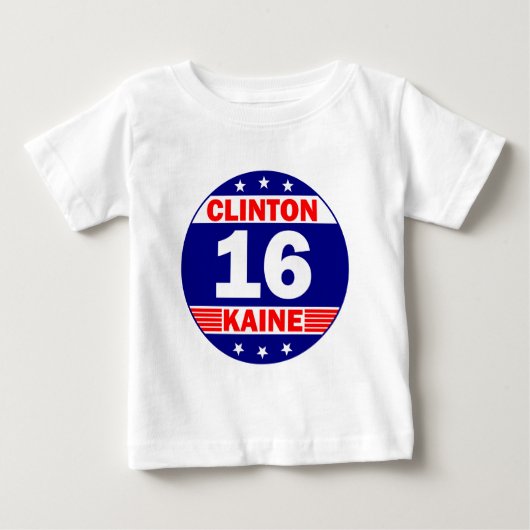 クリントンKaine 2016 ベビーTシャツ (正面)