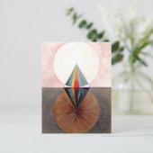 クリント – 白鳥12番、抽象芸術アートワーク ポストカード (スタンド正面)