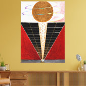 クリント - 祭壇画第2号 キャンバスプリント (インサイチュ (リビング))