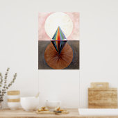 クリント – The Swan, No. 12,抽象芸術作品 ポスター (キッチン)