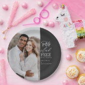 クリンポップ・アートのクフィズ婚約パーティ紙プレート ペーパープレート (パーティー)