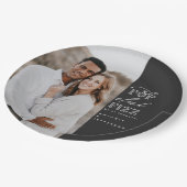 クリンポップ・アートのクフィズ婚約パーティ紙プレート ペーパープレート (アングル)