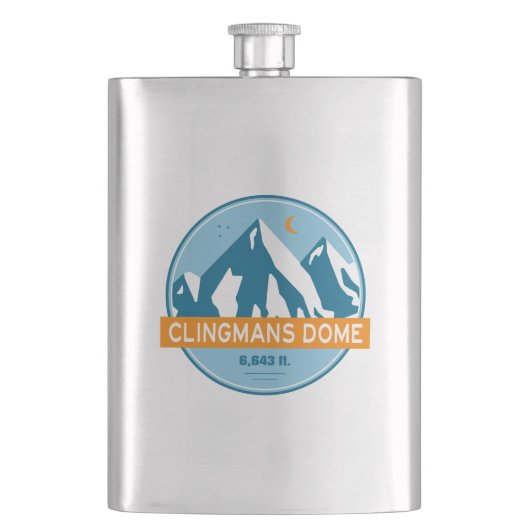 クリンマンズドームノースカロライナ星スターズムーン フラスク (正面)