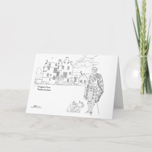 クリンリーチハウススコットランド カード (正面)