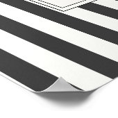 クリヴィアエレガントフラワーボタニカル ポスター (角)