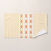 クリーかわいらしムとエレガントサンゴ バスタオルセット (ハンドタオル)