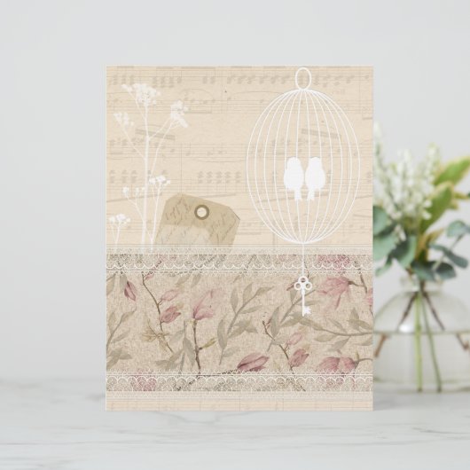 クリーかわいらしム&レースフローラスクラップブック紙 (スタンド正面)