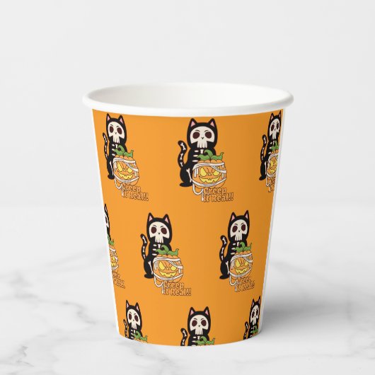 🧡 クリーぴーカップ 🎃 紙コップ (裏面)