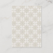 クリーイタリアンムスペインのタイル結婚レモン詳細 エンクロージャーカード (裏面)