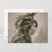 クリーインディアン ポストカード (正面/裏面)