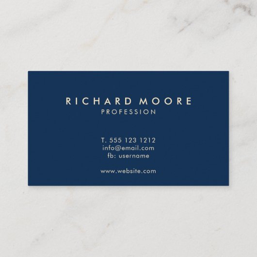 クリーエレガントムとブルーのグランジシグネチャー抽象芸術b 名刺 (裏面)