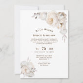 クリーエレガントムフローラ結婚披露宴 招待状 (正面)