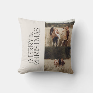 クリーエレガントムブラックのモダンミニマル写真 クッション