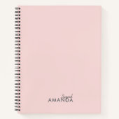 クリーエレガントム先生鑑賞トレンディー ノートブック (正面)