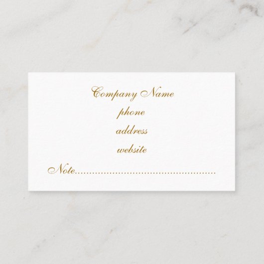 クリーエレガントム名刺 名刺 (裏面)