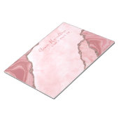 クリーエレガントム赤面ピンクアゲテゲイデビジネス ノートパッド (アングル)