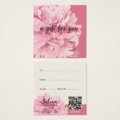 クリーエレガントム赤面ピンクフローラメイクアップスタジオ (正面&裏面)