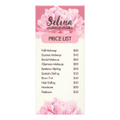 クリーエレガントム赤面ピンクフローラメイクアップスタジオ ラックカード (裏面)